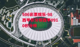 506彩票娱乐-98西甲积分榜西甲0910积分榜